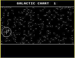 The Long-range Chart in Commodore 64 Elite