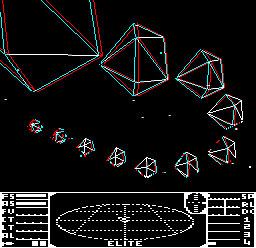 Asteroids in Elite 3D