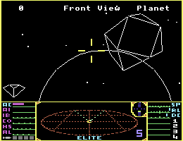 Creating the screenshot from the original Commodore 64 box in the Elite Universe Editor