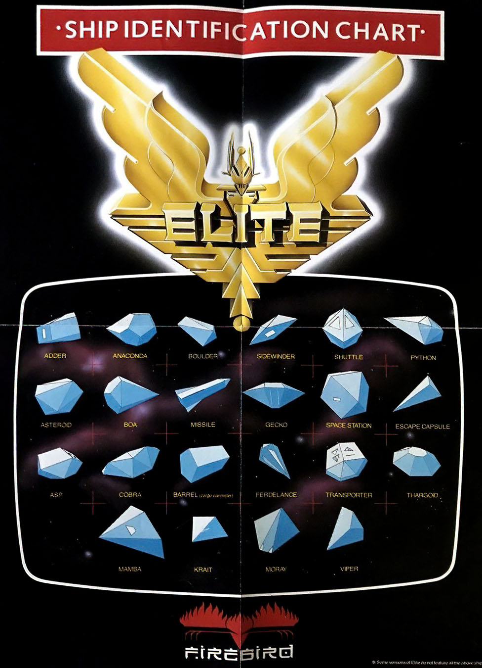 The ship identification poster