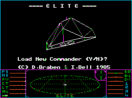 Apple II Elite screenshot