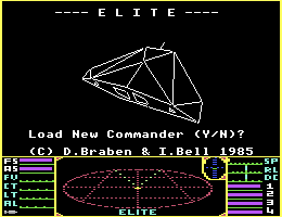 Commodore 64 Elite screenshot