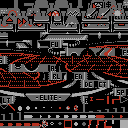 Example pattern table 0 in NES Elite