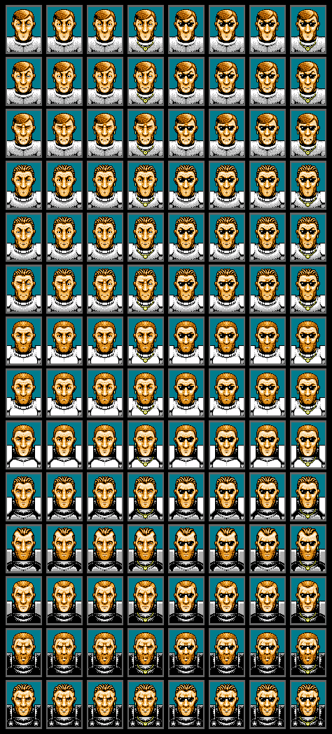 All commander images in NES Elite